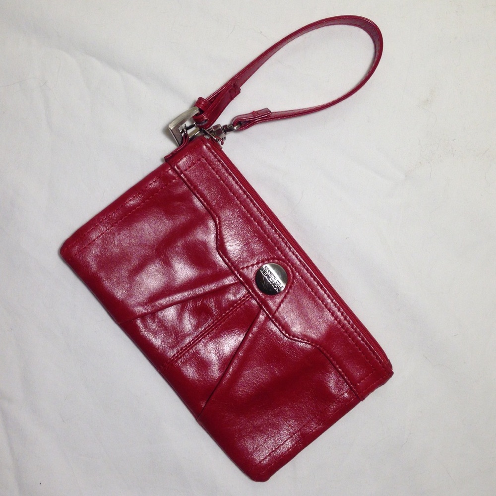 Kenneth Cole Leather Wristlet